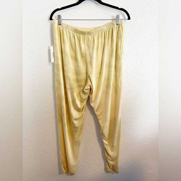 Electric & Rose tie dye sweatpants in yellow and green. NWT   Large - Picture 4 of 8